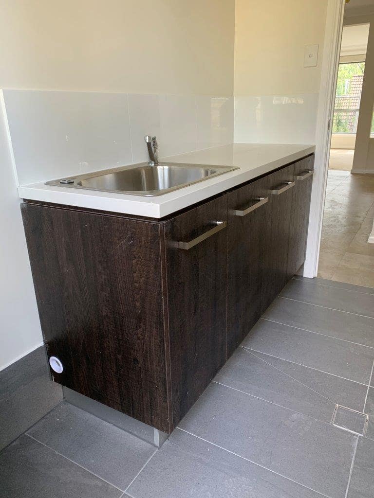 Laundry benchtop stone